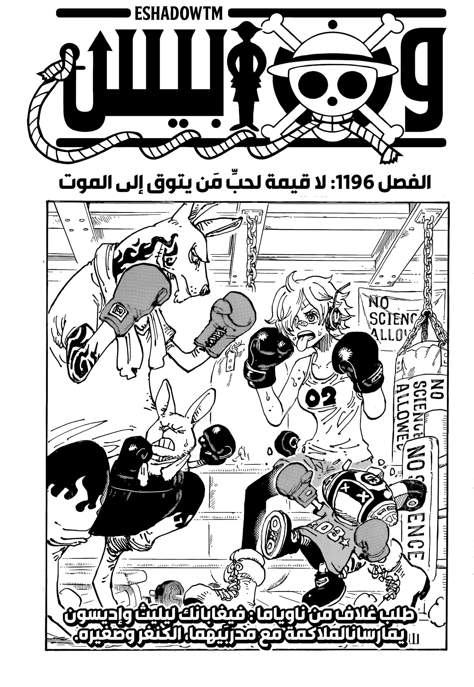 ون بيس الفصل 1196 - الصفحة 1