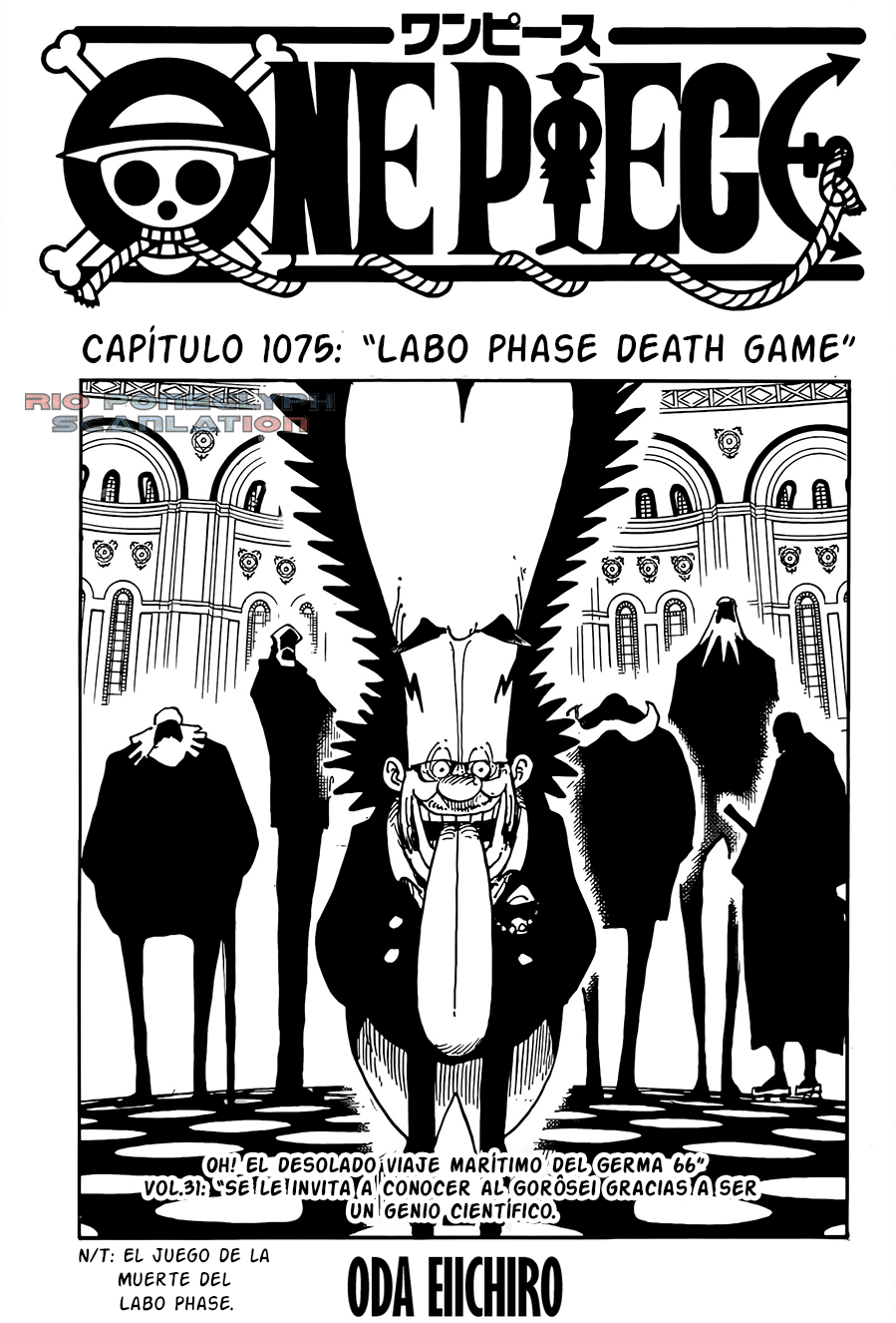 One Piece capítulo 1075 - página 1