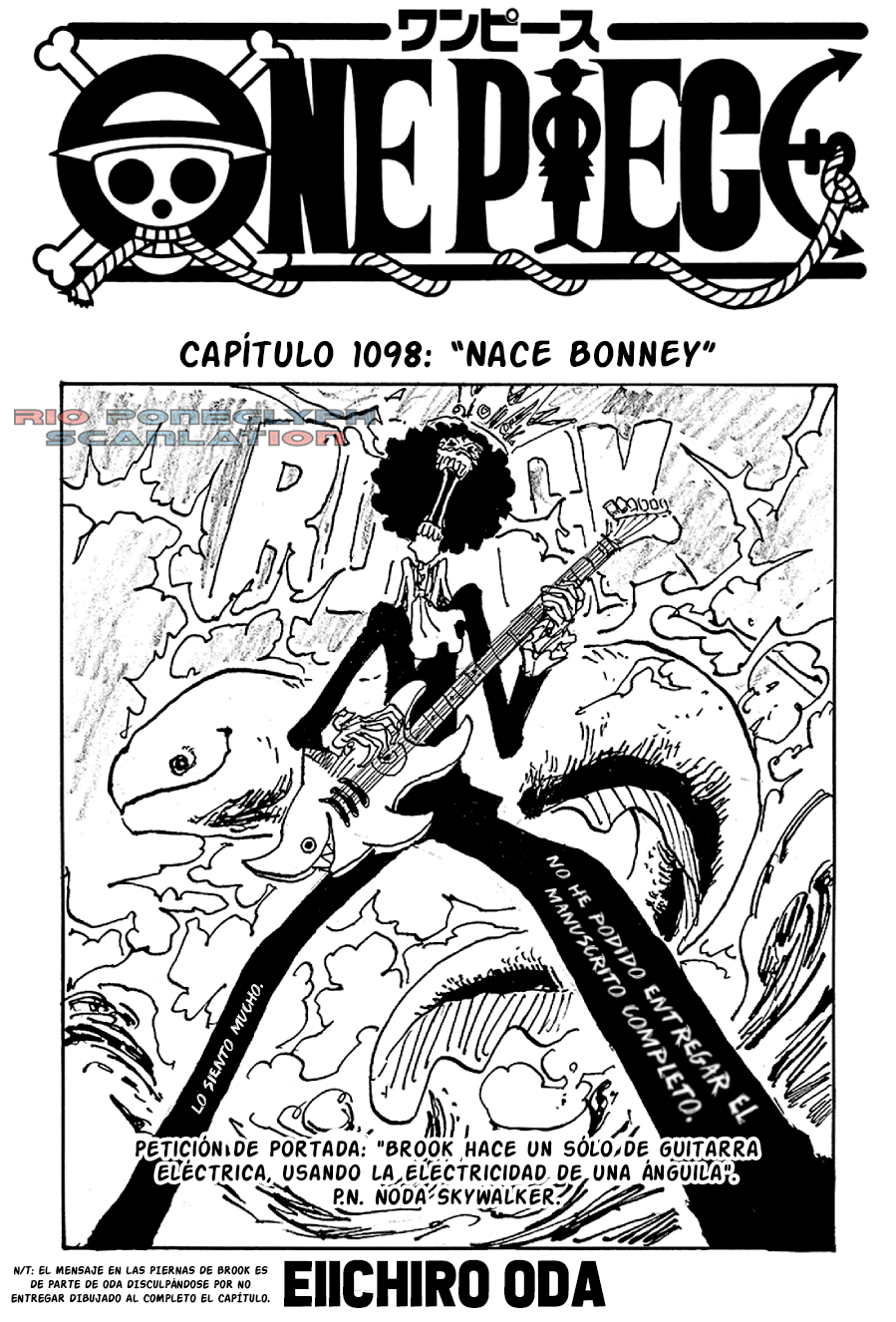 One Piece capítulo 1098 - página 1