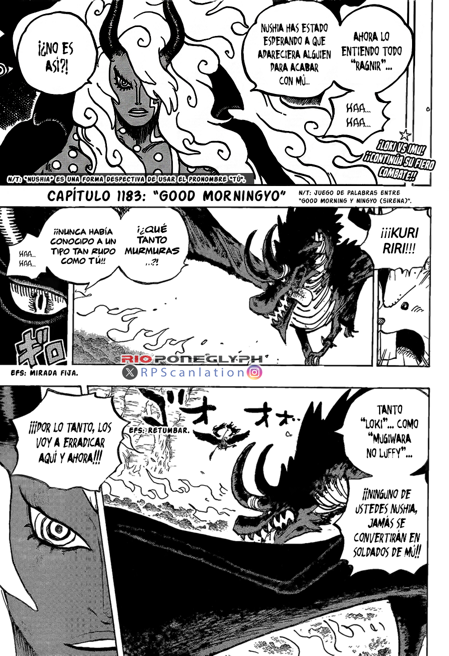 One Piece capítulo 1183 - página 1